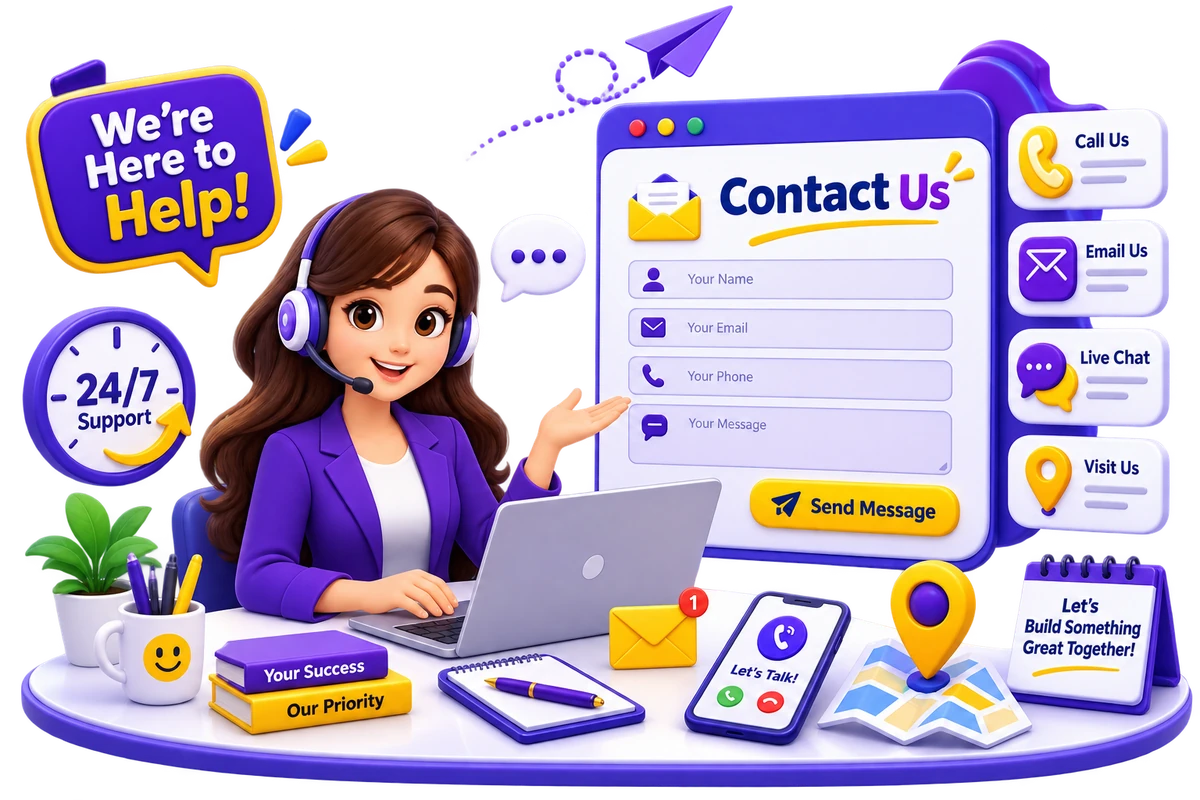 Contact Website DesignART — call, email or message us