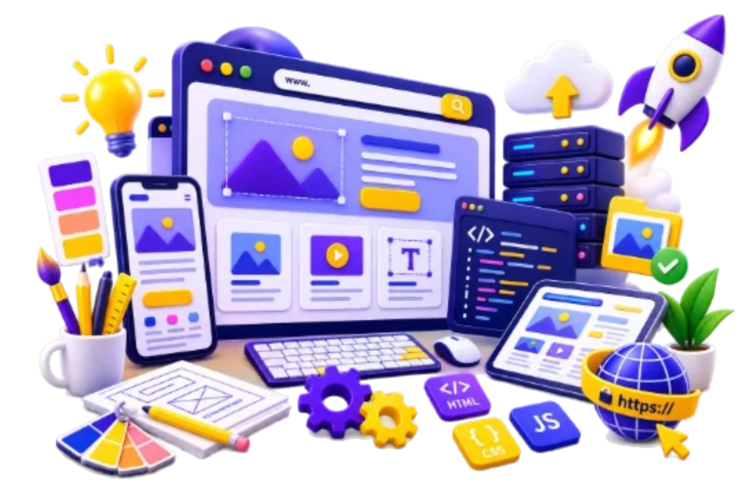 Web Architecture & Build services illustration